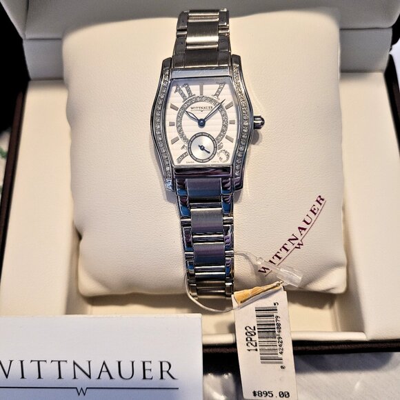 Wittnauer Women's Vintage Diamond Swiss Watch - Picture 5 of 8